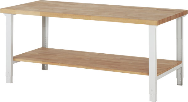RAU Werkbank höhenverstellbar 7000-7, B2000xT900xH790-1140mm, 03-7000-7-209B4H.12