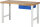 RAU Werkbank höhenverstellbar 7001A1, B1500xT700xH790-1140mm, 1xSchublade-TA, 03-7001A1-157B4H.11