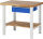 RAU Werkbank höhenverstellbar 7001A7, B1000xT700xH790-1140mm, 1xSchublade-TA, 03-7001A7-107B4H.11