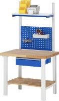 RAU Werkbank höhenverstellbar 7001A7, B1000xT900xH790-1140mm, 1xSchublade-TA, 03-7001A7-109B4H.11