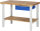 RAU Werkbank höhenverstellbar 7001A7, B1250xT700xH790-1140mm, 1xSchublade-TA, 03-7001A7-127B4H.11