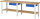RAU Werkbank höhenverstellbar 7001A7, B2500xT700xH790-1140mm, 1xSchublade-TA, 03-7001A7-257B4H.11