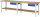 RAU Werkbank höhenverstellbar 7001A7, B3000xT700xH790-1140mm, 1xSchublade-TA, 03-7001A7-307B4H.11
