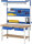 RAU Werkbank höhenverstellbar 7002A7, B1500xT700xH790-1140mm, 2xSchublade-TA, 03-7002A7-157B4H.11