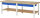 RAU Werkbank 7002A7, B2500xT900xH840mm, 4xSchublade-TA, 03-7002A7-259B4S.11