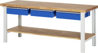 RAU Werkbank 7003A7, B2000xT700xH840mm, 3xSchublade-TA,...