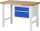 RAU Werkbank höhenverstellbar 7123A1, B1250xT700xH790-1140mm, 2xSchublade-TA, 03-7123A1-127B4H.11