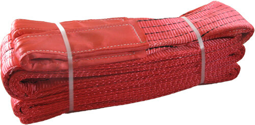 Profibau Hebeband 12127 rot, 150 mm breit, 6 m lang, 5000 kg Tragkraft