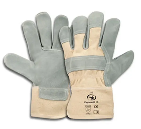 Handschuhe Rindspaltleder, natur, Standard, Gr. 10,5 - PROFIBAU