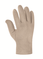 Baumwoll-Trikot-Handschuhe 15153 schwer, rohweiß,...