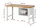 RAU Werkbank höhenverstellbar 7125A1, B1500xT900xH790-1140mm, 2xSchublade-TA, 03-7125A1-159B4H.11