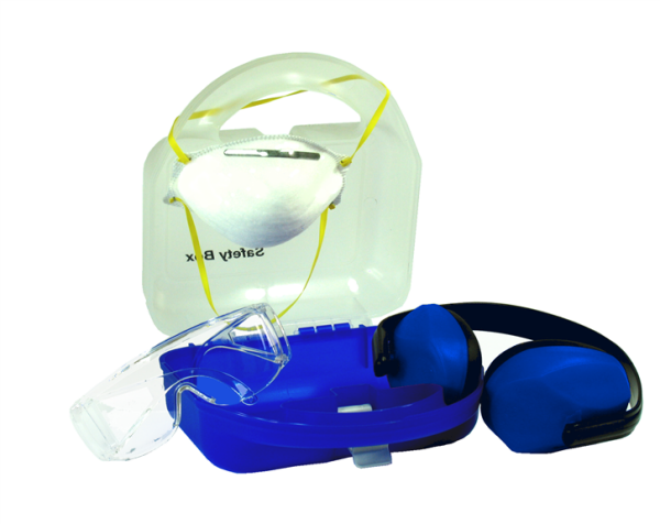 ARTILUX Safety-Box Inh.: Gehörschutz Schutzbrille Feinstaubmaske P1