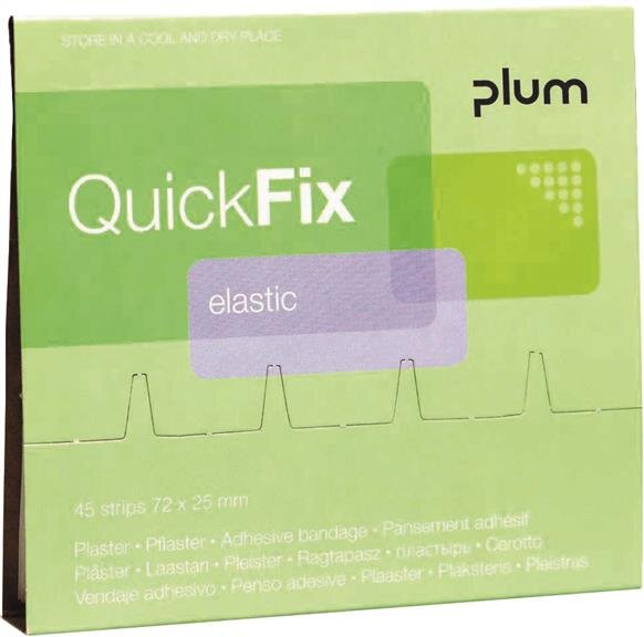 Nachfüllpack 45 x elastische Pflaster - PLUM