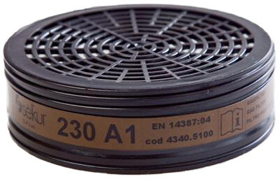 Gasfilter 230 A1,DIN EN 14387:2004+A1:2008, Pack a 2 Stück - PROFIBAU