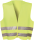 Warnweste 17287 Gelb, Polyester mit Klettverschluss, EN 20471 Klasse 2, Einheitsgröße