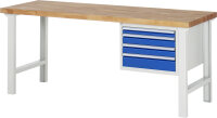 RAU Werkbank 7132A1, B2000xT700xH840mm, 4xSchublade-TA,...