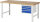 RAU Werkbank höhenverstellbar 7132A1, B2000xT900xH790-1140mm, 4xSchublade-TA, 03-7132A1-209B4H.11