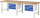 RAU Werkbank 7132A1, B2500xT900xH840mm, 8xSchublade-TA, 03-7132A1-259B4S.11