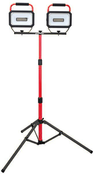 Profibau LED Mobillicht 25010 mit Stativ, 2 x 2300 Lumen, IP65