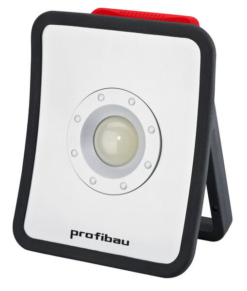 Profibau LED Mobillicht 25011 mit Schuko-Steckdose und 3 m Kabel, 36 W, 2400 Lumen