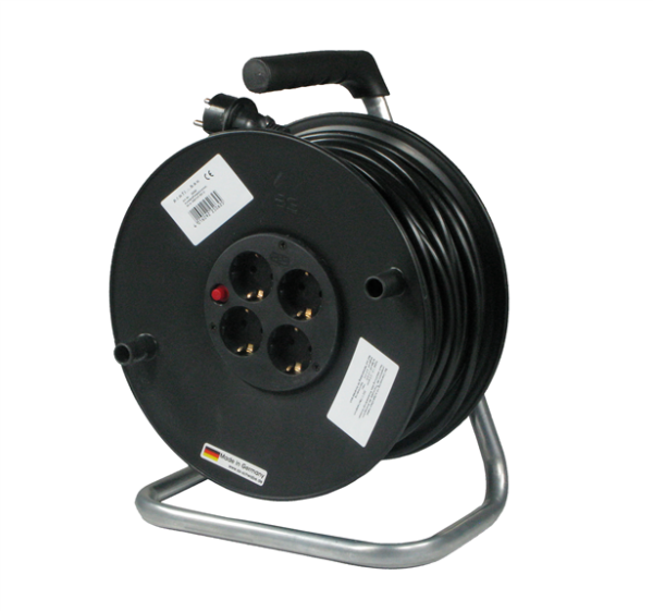 Profibau Kabeltrommel 25062 Kunststoff, 50 m, H05VV-F 3G1,5