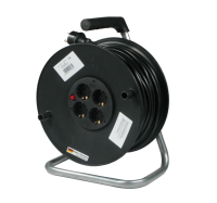 Profibau Kabeltrommel 25062 Kunststoff, 50 m, H05VV-F 3G1,5