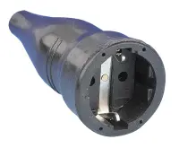 Gummikupplung, IP20, schwarz, Innenbereich - PROFIBAU