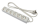 Profibau Steckdosenleiste 6-fach 25197 Weiß, 1,4 m Kabel, H05VV-F 3G1,5