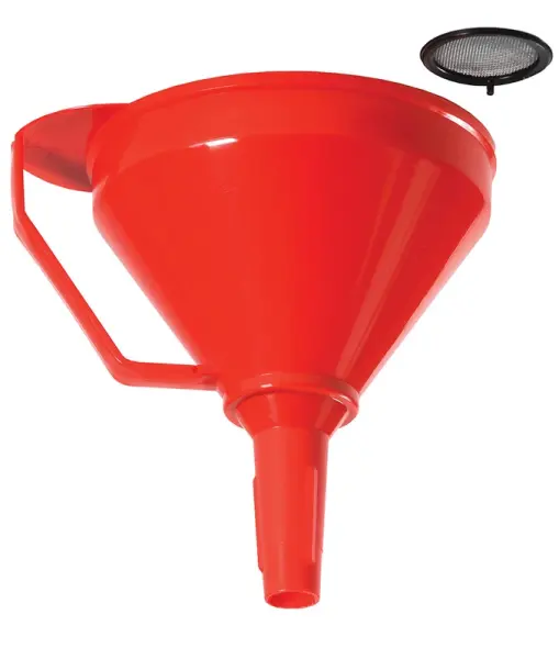 Trichter Kunststoff, PE, Ø 195 mm, Edelstahlsieb - PROFIBAU