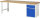 RAU Werkbank 7502A1, B2500xT900xH890mm, 1xSchublade-TA, 1xTür, 03-7502A1-259B4M.11
