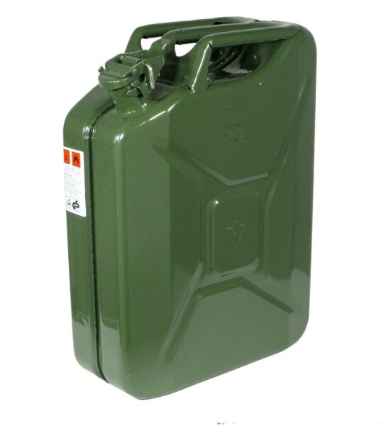 PROFIBAU Benzinkanister 20 l, olivgrün (RAL 6003), TÜV/GS/UN-Zulassung