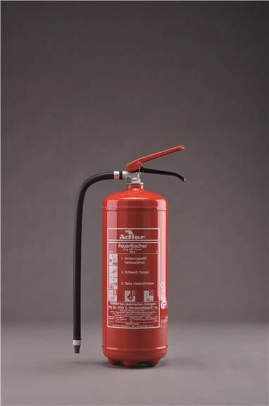 Feuerlöscher 6 kg mit Wandhalterung