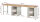 RAU Werkbank 7502A8, B3000xT900xH890mm, 2xSchublade-TA, 2xTür, 03-7502A8-309B4M.11