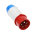 Profibau CEE-Adapter 25530 CEE-Stecker auf Schutzkontakt-Kupplung 230 V, 16 A, 5-polig