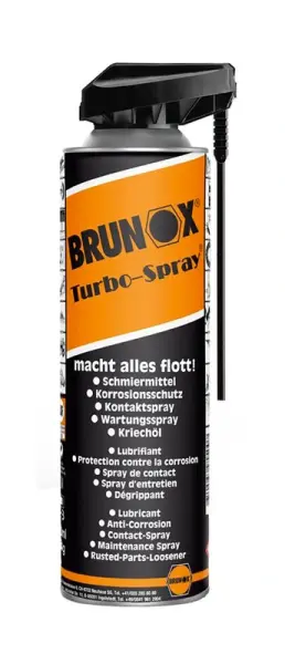 Brunox Turbo Spray 25849 Power-Click 500 ml, Kriechöl, Rostlöser