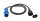 Profibau Adapterleitung 26829 Schuko 230 V auf CEE 16 A, 3-polig, H07RN-F 3G2,5, 1,5 m