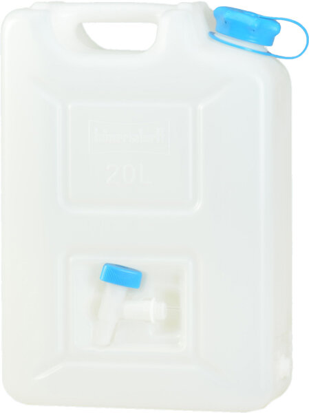 hünersdorff Wasserkanister PROFI 20 l, HD-PE natur mit UV-Schutz