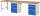 RAU Werkbank 7508A8, B3000xT900xH840mm, 6xSchublade-TA, 03-7508A8-309B4S.11