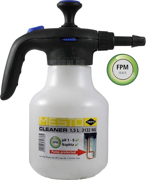 Mesto Drucksprüher Cleaner 35226 mit FPM (Viton®) Dichtung, 1,5 Liter, Sicherheitsventil