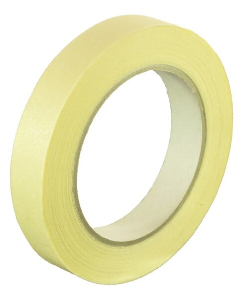 Gerlinger Kreppband 35318 Chamois, 38 mm x 50 m, Temperaturbeständiger Kautschukkleber
