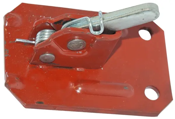 Federklemme Tempo Nr. 3, lackiert, f. Rundeisen 5 - 10 mm, Bodenplatte ca. 110x75 mm - PROFIBAU