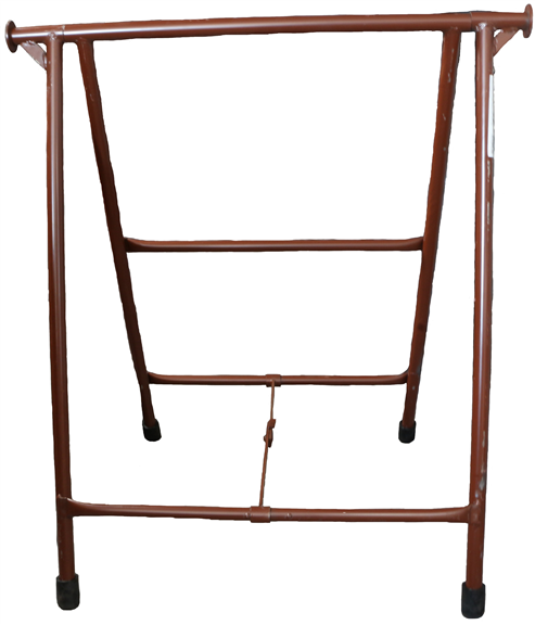 Profibau Handwerkerbock 40005 Stahl braun lackiert, 0,80 m breit, 0,90 m hoch
