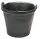 Profibau Gummi-Baueimer 40423 schwarz, 15 l, bruchsicher
