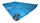 Abdeckplane, ca. 90g/qm, 5 x 8 m Metallösenrand, an Rand und Ecken verstärkt, Farbe blau, Ösenabstand 1,0 m.