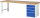 RAU Werkbank 7510A1, B2500xT900xH890mm, 4xSchublade-TA, 03-7510A1-259B4M.11