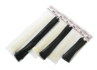 Kabelbinder 7,2 x 400 mm, schwarz, 25er Pack