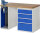 RAU Werkbank 7510A2, B1250xT700xH890mm, 4xSchublade-TA, 1xSSKL, 03-7510A2-127B4M.11