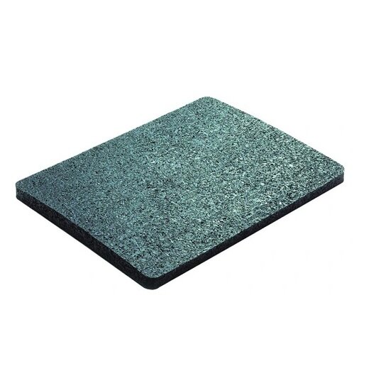 Profibau Anti-Rutschmatte 40976 aus Gummi, schwarz, 180 x 120 x 8 mm, für Ladungssicherung, Gleitreibbeiwert μ = 0,6