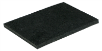 Anti-Rutsch-Matte aus Gummi,schwarz,180x120x8 mm...