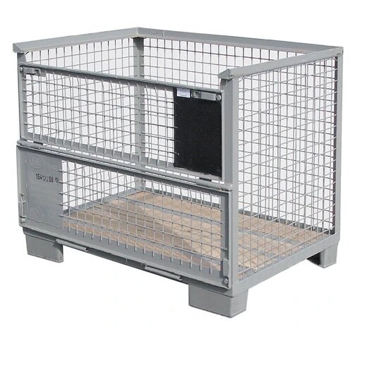 Profibau EURO-Gitterbox 45322 Standard lackiert, nicht tauschfähig, 120 x 80 x 80 cm